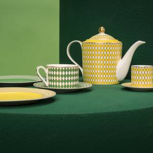 Set de 4 tasses à thé Chess