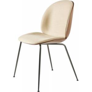 Chaise Beetle Dining Front Upholstered, Conic Base, Venner Shell