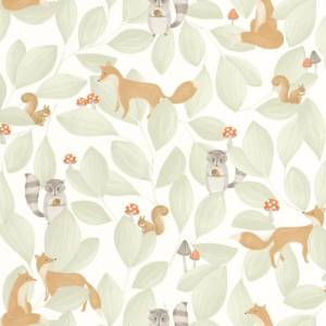 Papier Peint Woodland Friends