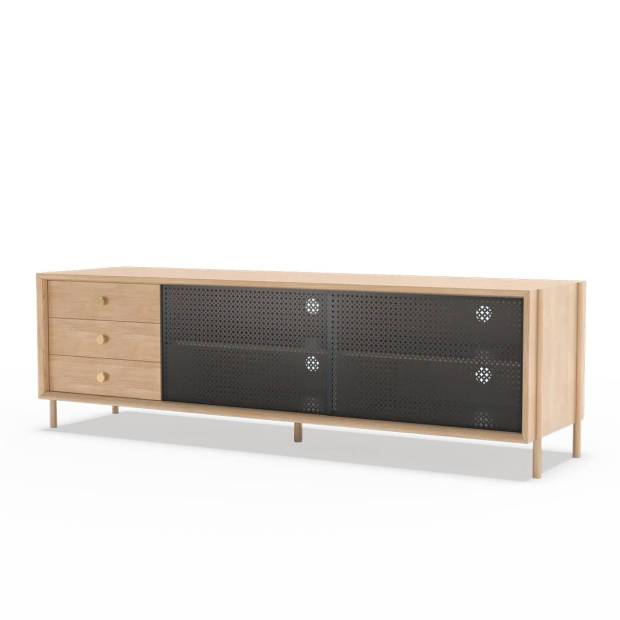 Buffet Chêne Gabin 162cm avec tiroirs
