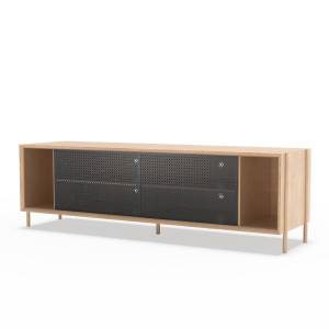 Buffet Chêne Gabin 162cm sans tiroir