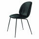 Chaise Beetle Dining Fully Upholstered Black Base