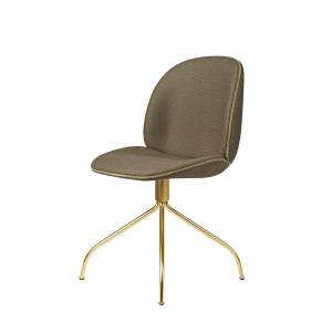Chaise Beetle Dining Fully Upholstered Swivel Black Base